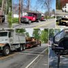 commercial vehicles blocking access (photos cropped from presentation by Tim Litt)