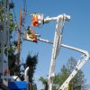 storm damage repair by Deerfoot Chapel (by Allan Bezanson)