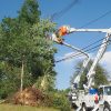 storm repairs by deerfoot Chapel (by Allan Bezanson)