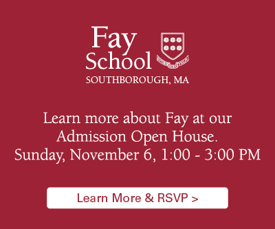 Fay School - Learn more at our Open House