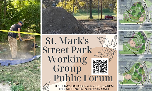St. Mark’s Park Update & Design Feedback request