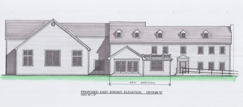 senior center addition rendering