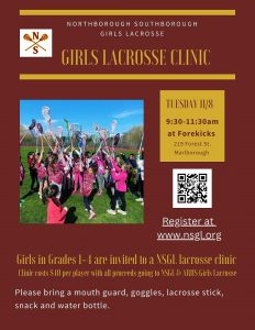 NSGL Clinic flyer