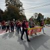 Trottier Middle School band in parade (photo from Southborough Community Fund Facebook page)