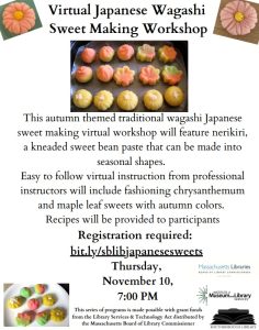 Wagashi Workshop flyer