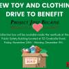 2023 PJB Toy and Clothing Drive flyer