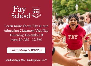 Fay School - Learn more at our Classroom Visit Day