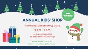 Annual Kids Shop flyer