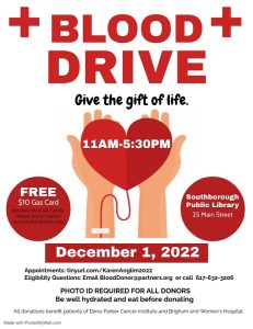 Blood Drive - Dec 1st