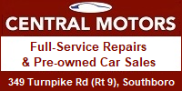 Central Motors — Full-Service Repairs & Pre-owned Car Sales
