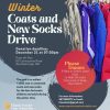 Coat and Sock drive flyer