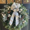 Southborough Gardeners wreath - white bow with sparkles