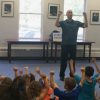 Robert Rivest at the Southborough Library in 2015 (photo by Beth Melo)