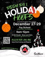 Biddy Ball Holiday Hoops flyer