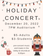 Holiday Concert Poster 2022