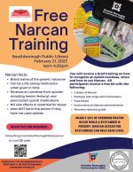 Narcan Training flyer