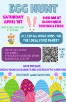 ARHS NHS Egg Hunt flyer