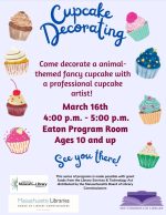Cupcake Decorating flyer