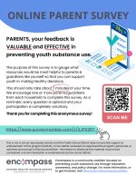 Encompass Parent Survey Flyer