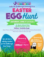 Kindergroup Egg Hunt flyer 2023