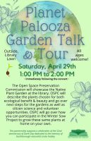 Garden Talk Tour flyer