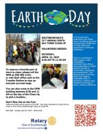 Earth Day Clean Up flyer 2023