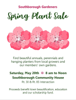 Gardeners Spring Plant Sale flyer