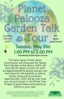 May 21 Garden Tour flyer