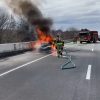 March 7 Mass Pike car fire - screenshot from video posted to Facebook by SFD