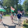 Memorial Day 2023 Girl Scouts marching
