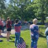 Memorial Day 2023 crowd listening to speeches