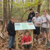 Troop 92 at newly installed interpretive sign (contributed)