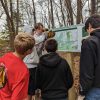 Troop 92 installing map board (contributed)