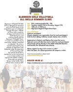 Girls Volleball Clinic Flyer