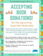Book donations flyer