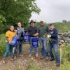 Day of service weeding (from Facebook)