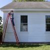 Volunteers repaint Pilgrim Church (contributed photos)