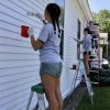 Volunteers repaint Pilgrim Church (contributed photos)