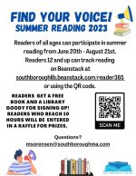 summer reading teens and adults flyer