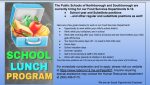 School lunch jobs flyer