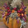 Tein Bemis pumpkin centerpiece from Senior Center Newsletter