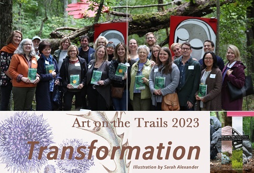Art on Trails (top image from Facebook, bottom from Art on the Trails website)