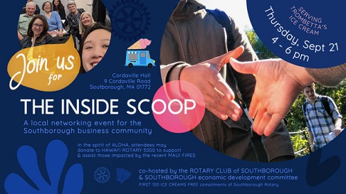 Rotary & EDC's The Inside Scoop banner