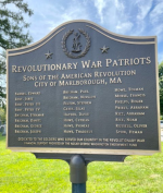 SAR plaque in Marlborough (photo by Kevin Miller in Select Board packet)