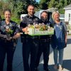 Southborough Gardeners, Senior Center, and Police Dept flower deliveries (contributed photo)