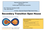 Secondary Transition Open House