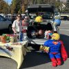 Library's comic themed trunk from Trunk or Treat - cropped from Rec Facebook post