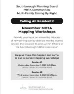 MBTA Zoning Mapping Workshops Flyer