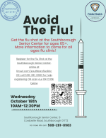 Senior Flu Clinic flyer