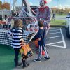 Ted's Trunk or Treat included a creepy animitronic clown - photo by Beth Melo